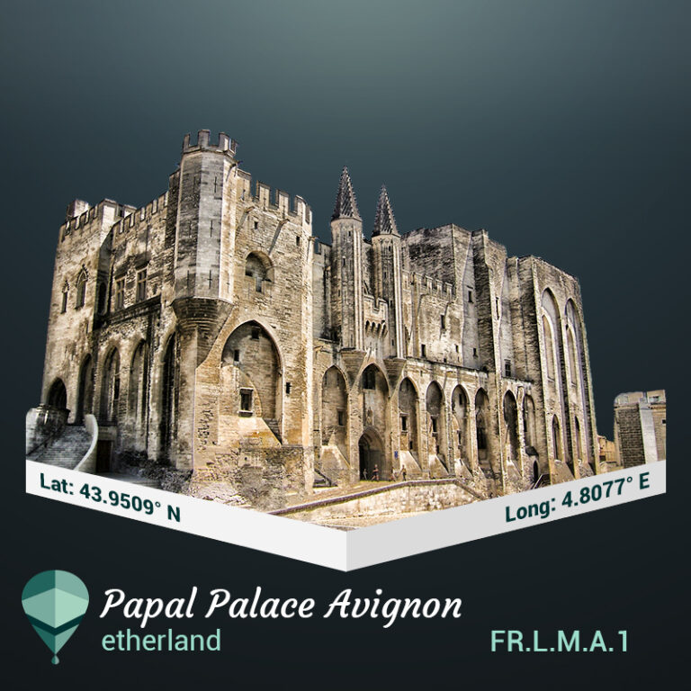 Papal palace avignon 3D