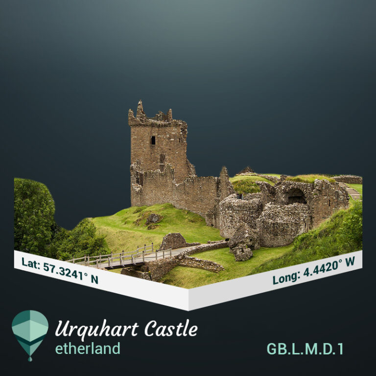 Urqhart Castle Lochness 3D R1